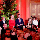 15 December: The Crown Prince and Crown Princess attend the Christmas Concert hosted by The King and Queen at the Royal Palace  (Photo: Stian Lysberg Solum / Scanpix)